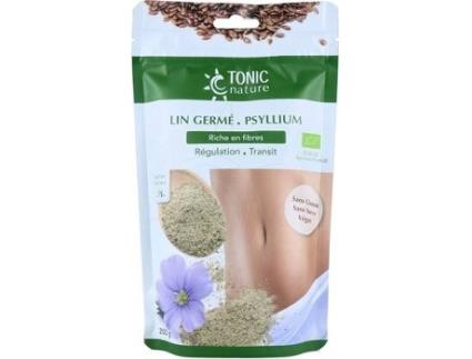 Suplemento Alimentar TONIC NATURE Linhaça Germinada E Psyllium (200 g)