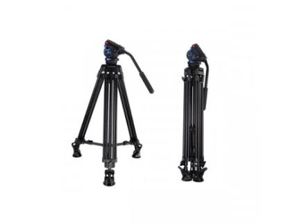 Tripé LEOFOTO VT-20+LF-75 (Vídeo - Altura Máxima: 182 cm - Alumínio)