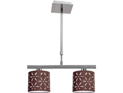 Candeeiro de Teto FABRILAMP Ipanema (Castanho - Metal - 42 cm)