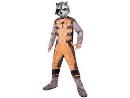 Fato de Menino RUBIE'S Rocket Raccoon (Poliéster - Tam: 8-10 Anos)