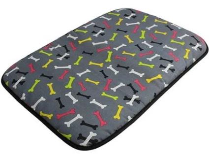 Cama para Cães ACOMODA TEXTIL Ossos (120x80 cm - Tecido)