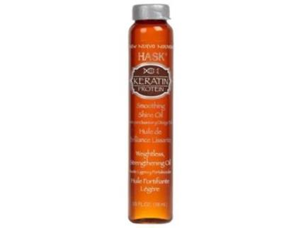 Hask Óleo de Cabelo Amaciante de Proteínas Queratina 18 Ml 18 Ml