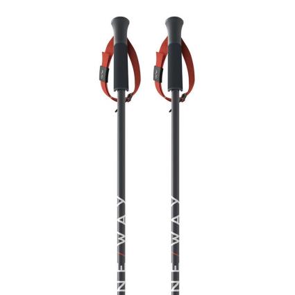 Fischer Poloneses Júnior Rd Sl 110 cm Black / Red