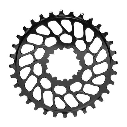 Absolute Black Anel De Corrente Round Sram Direct Mount Bb30 0 Mm Offset 30t Black