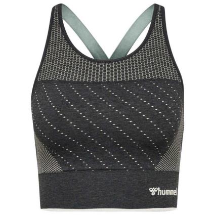 Hummel Parte Superior Sem Costura Hana XS Black Melange