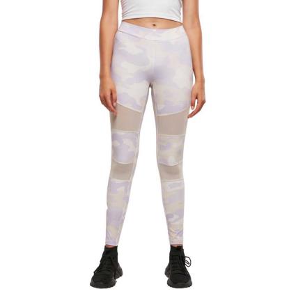 Urban Classics Leggings Camo Tech Mesh 5XL Lilac Camo