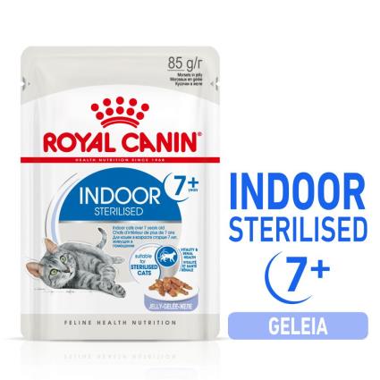 Royal Canin Indoor Sterilised 7+ em gelatina - 12 x 85 g