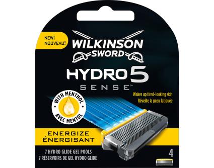 HYDRO 5 SENSE ENERGIZE RECAMBIOS 4 UNIDADES