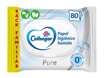 HIGIÉNICO HÚMEDO PURE 80 TOALLITAS