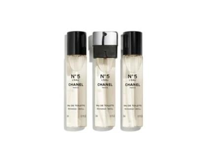 N°5 L'EAU  EAU DE TOILETTE TWIST AND SPRAY   3X20 ML RECARGA