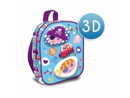 MOCHILA 3D PIRATAS