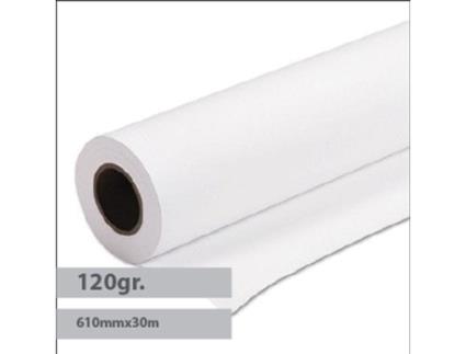 Papel Premium Coated 120g 610mmx30m  Evolution - 1unVenda Multiplos: 1 Unid.