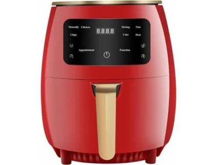 Fritadeira TECHNO-STORE Vermelho (Capacidade: 4.5L - 1400 W)