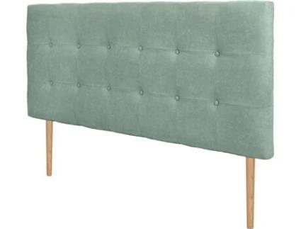 Cabeceira de Cama DHOME Acolchoado (Verde - Tecido e Polipele - 110 x 5 x 115 cm)