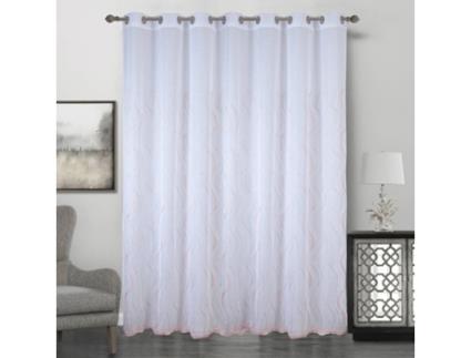 Cortina BEST INTERIOR Adélia (Rosa - Poliéster - 300x240 cm)