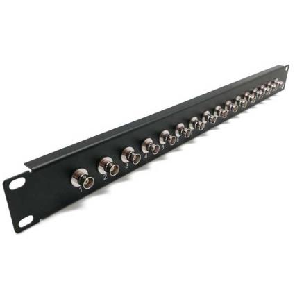 Euroconnex Patch Panel 0033 Bnc 1u 19´´ 16p One Size Black