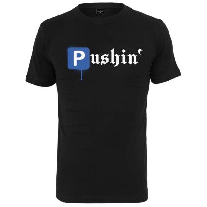 Mister Tee Camiseta Manga Curta Decote Redondo Pushin P L Black