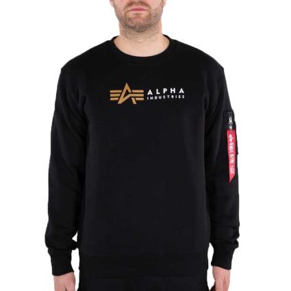Alpha Industries Suéter Label L Black