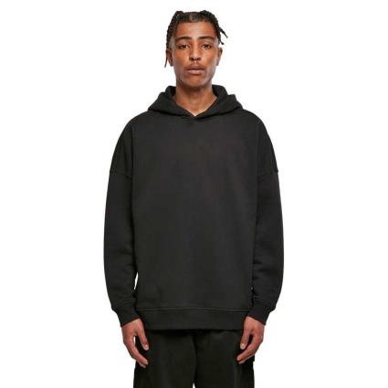 Build Your Brand Moletom Com Capuz Oversized Cut On 2XL Black