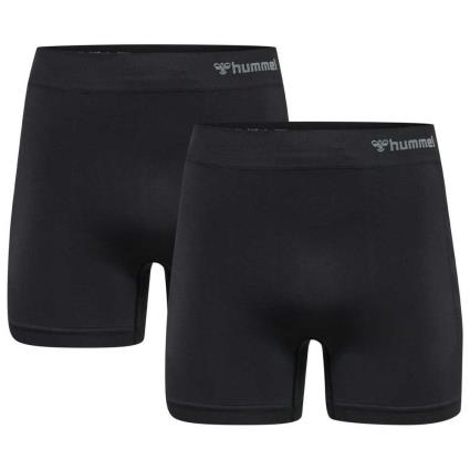 Hummel Boxer Sem Costura Jack 2 Unidades M Black / Black