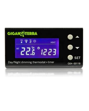 Termostato Digital dia / noite com DIMMING Giganterra