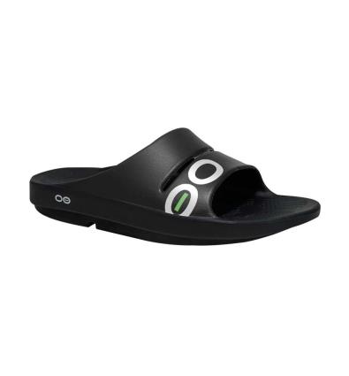Chanclas Running_unisex_oofos Ooahh Sport 40 Negro