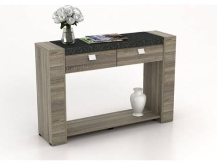 Consola VENTE-UNIQUE.PT Meteorite (Natural - MDF - 80x120x31 cm)