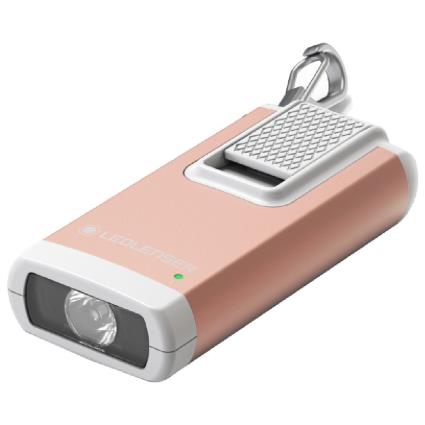 Led Lenser Chaveiro Lanterna Recarregável K6r 400 Lumens Rose Gold