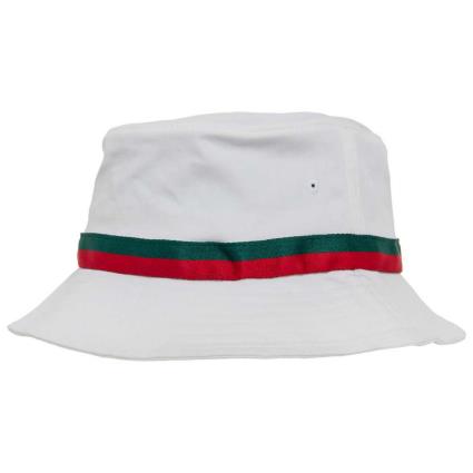 Flexfit Gorro Stripe One Size white/firered/green