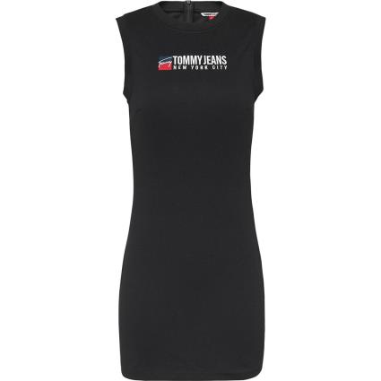 Tommy Jeans Vestido Athletic L Black