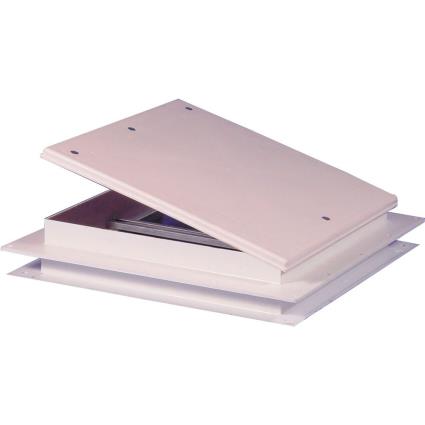 Hengs Mini Ventilação De Telhado Com Tampa Manual 9´´ One Size White