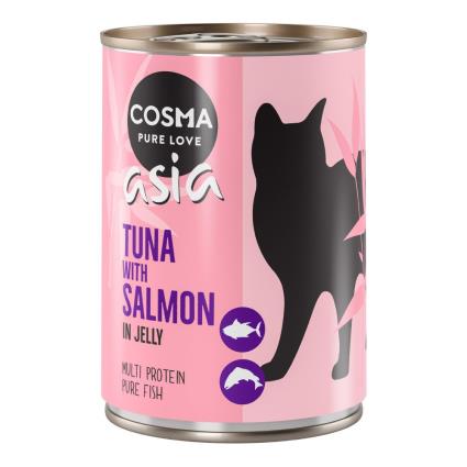 Cosma Asia em gelatina 6 x 400 g - Atum e brema