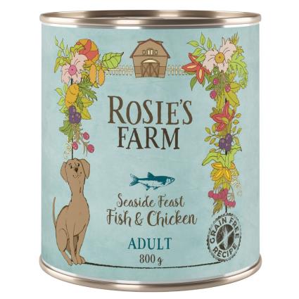 Rosie's Farm Adult 6 x 800 g  - Caça e faisão com salmão