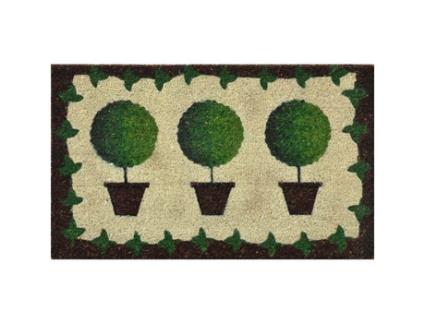 Tapete para Entrada Vasos de Plantas