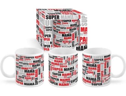 Caneca FRAMAN (Multicolor - Cerâmica - 9.5 cm)