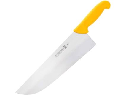 Faca de Cozinha 3 CLAVELES (Amarelo - Aço Inox - 32 cm - 13')