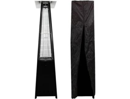 Fogão a Gás Stockholm HAPPY GARDEN 13Kw Steel Black com Capa Protectora