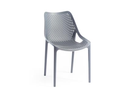 Conjunto 4 Cadeiras Bilros Tensai Furniture Cinzento