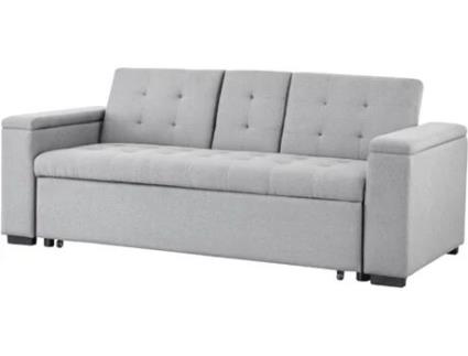 Sofá CONCEPT U Noho (Cinzento - Madeira - 236x55x87 cm)