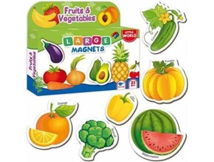 Jogo Magnético LITTLE WORLD Foam Refrigerator Magnets for Toddlers Age 1 2 3 (Idade Mínima: 5)