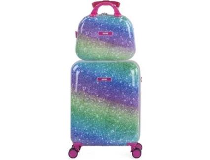 Conjunto de Malas SKPAT 131350B Cabine e Nécessaire Policarbonato (50 L - Rosa)