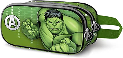 Estojo Hulk duplo 3D