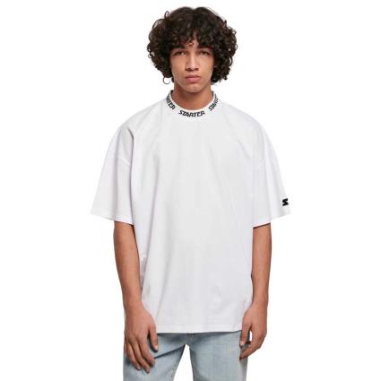 Starter Black Label Camiseta Manga Curta Jaquard Rib M White