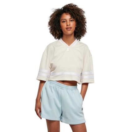 Starter Black Label Camisola Gola V Cropped XS Pale White / White