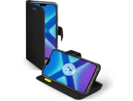 Capa Honor 8X, View 10 Lite  Booksense Preto