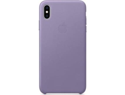 Capa  iPhone XS Max Leather Roxo