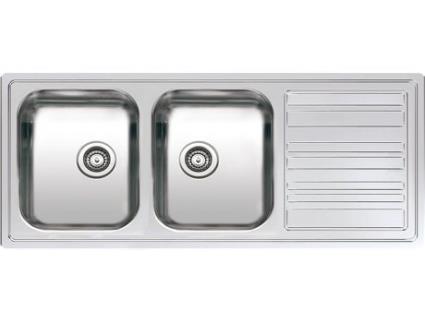 Lava Loiça  Arton 80D Inox (Aço inox. - 29 x 120 x 50 cm)