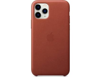 Capa  iPhone 11 Pro Leather Castanho