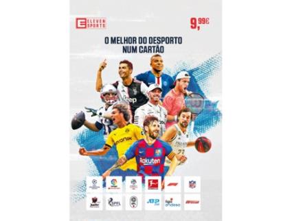 Cartão Presente ELEVEN SPORTS 1 Mês (Formato Digital)