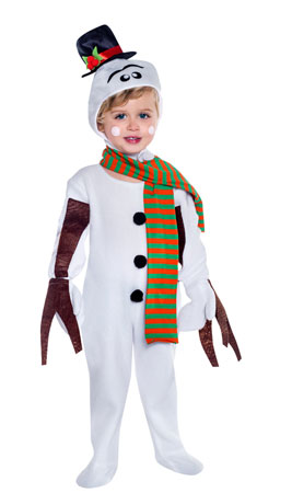Fato de Boneco de Neve com Árvore para bebé